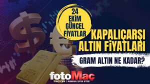 Altına Merkez Bankası freni: Fiyatlar düşüşe geçti | 24 Ekim Kapalı Çarşı canlı altın fiyatları
