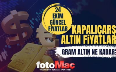 Altına Merkez Bankası freni: Fiyatlar düşüşe geçti | 24 Ekim Kapalı Çarşı canlı altın fiyatları
