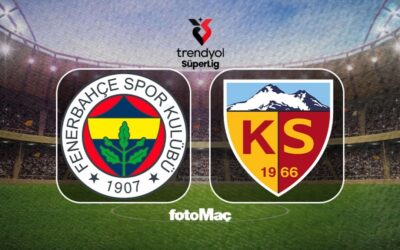 Fenerbahçe-Zecorner Kayserispor maçı ne zaman, saat kaçta ve hangi kanalda? | CANLI İZLE
