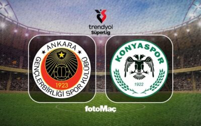 Gençlerbirliği-Tümosan Konyaspor maçı CANLI (Trendyol Süper Lig)