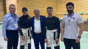 Milli atıcılar Damla Köse ile Mert Nalbant dünya 3'üncüsü oldu