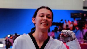 Milli tekvandocu Elif Sude Akgül gümüş madalya kazandı!